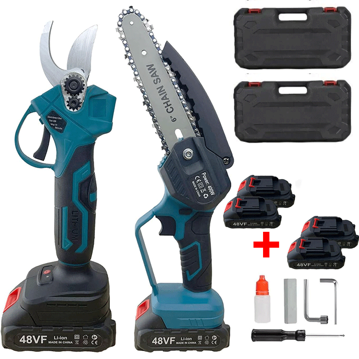 Kit Mini Chainsaw + Shears